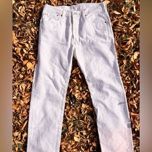 Levi’s 501 White Denim